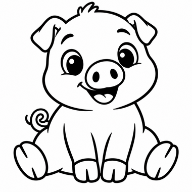 Merry the piglet