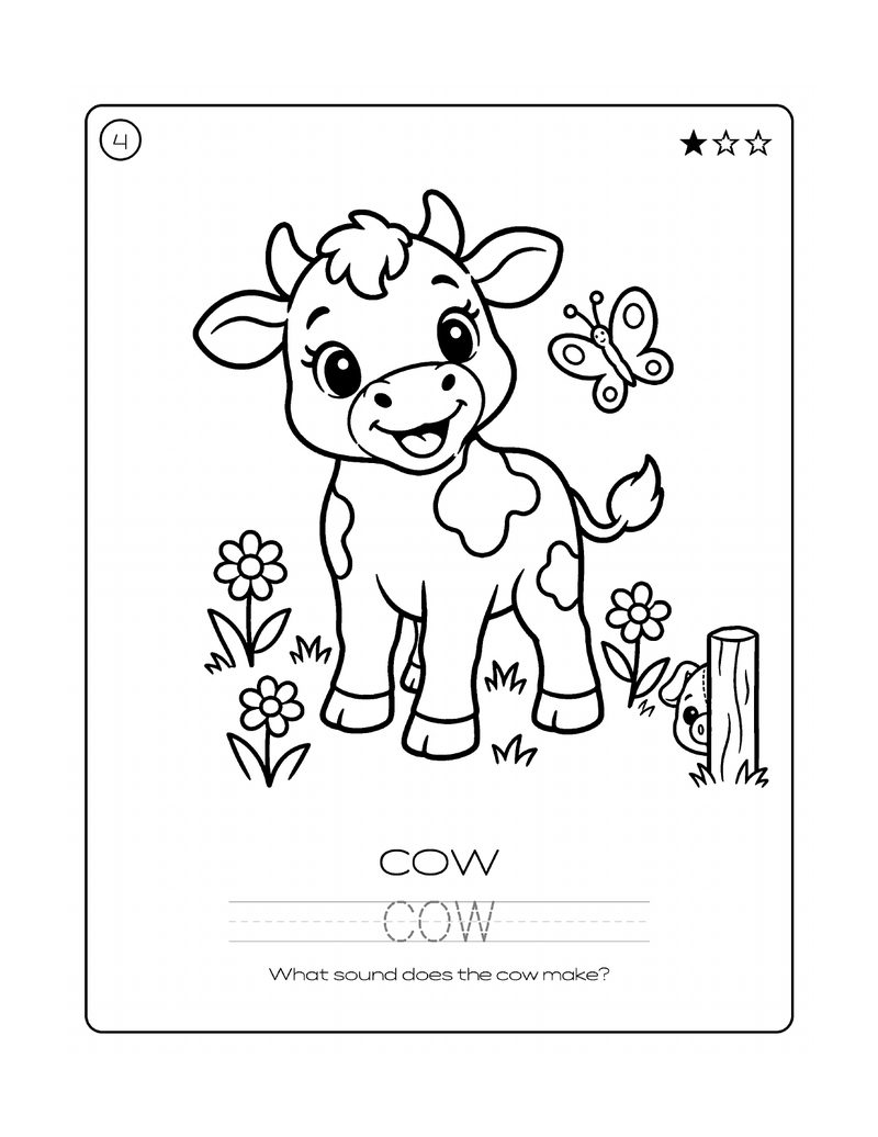 Free farm coloring pages